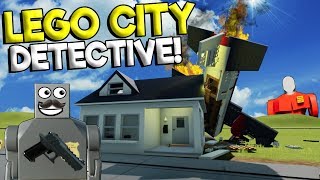 PLANE CRASH MYSTERY IN LEGO CITY! - Brick Rigs Roleplay Gameplay - Lego Police Chase