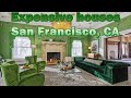 Expensive houses of the city of San Francisco. Luxury houses in San Francisco. Mansions