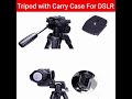 yunteng aluminium tripod with carry case for dslr shots