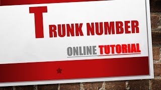 Trunk number in java using BlueJ (With Code)