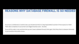 How DataSunrise Database Firewall for MS SQL Server work?