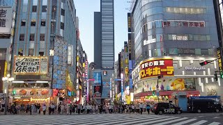 [4K Japan] Walking in Shinjuku in the evening and at night | Tokyo