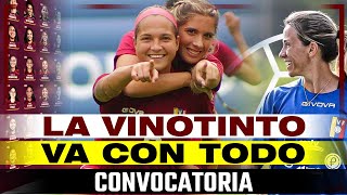 CONVOCATORIA VENEZUELA CON TODO - CONOCE A TU VINOTINTO FEMENINA