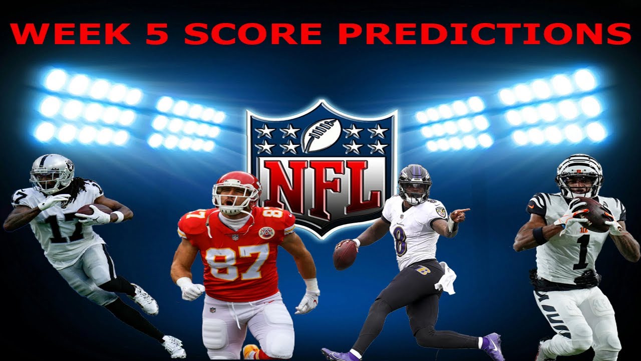 NFL Week 5 Score Predictions || 2022 - YouTube