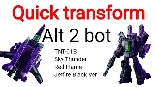 TNT-01B Sky Thunder Red Flame Jetfire Black Ver