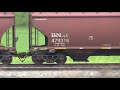 bc rail cowl unit with cp on csx grain train in berkeley springs