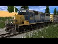 CSX SD40-2 and CSX GP38-2 [🎦Trainz Review🎦]