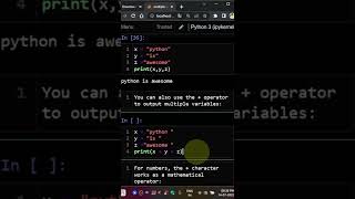 assign multiple variables python tamil #python #shorts
