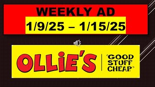 OLLIES BARGAIN WEEKLY AD 1/9/25 - 1/15/25