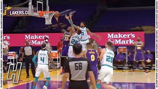 LeBron James Buzzer-Beater to End the First Half - Hornets vs Lakers | March 18, 2021 NBA Season