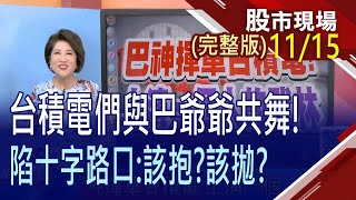 【巴神揮軍台積電 上演一個人的武林!台積電們同樂會 該搶?該抱?該拋?台股電力公司有賺錢 波克夏持續加碼能源!】20221115(周二)股市現場(完整版)*鄭明娟(阮蕙慈×孫嘉明×范振鴻)