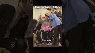 The luckiest ARMY in the world #bts #jin #btsshorts #btsedits #btsarmy #kpop