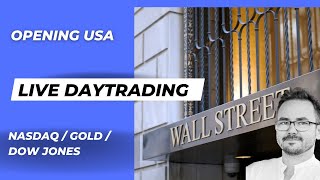 Livetrading 14.01.2025 Opening BELL Roadto100K DAX//Nasdaq/DOW/ GOLD