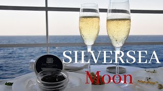 SilverSea Moon, what's life and food on board this new luxury ship and see the Greek Islands.