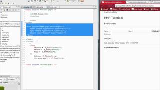 100 PHP Tutorials - part 14 - Forms