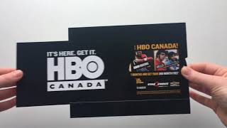 HBO Canada Slide Reveal Promo Mailer