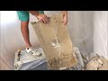 Cutting Out Drywall Ceiling from Roof Leak Step by Step