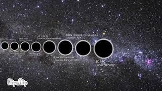 TOP 10 Largest Black Holes Size \u0026 Mass Comparison | Most Extreme Objects Ever Discovered