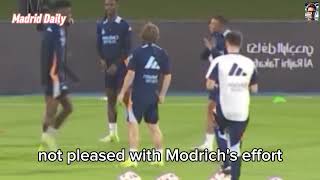 Mbappé and Modric’s Rock-Paper-Scissors Showdown in Madrid Training Ahead of Supercup semi-final!