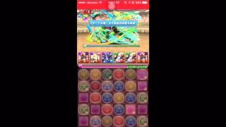 【パズドラ】第28回チャレンジダンジョンLv10 覚醒アヌビスpt 1分50秒台 周回編成 ソロ