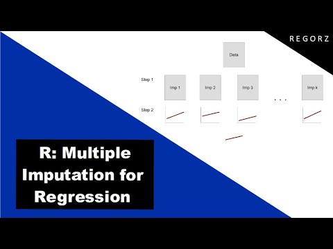 R: Regression With Multiple Imputation (missing Data Handling) - YouTube