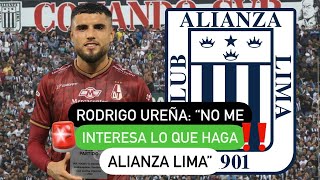 🎙️ Rodrigo Ureña: “No me interesa ❌ lo que haga Alianza Lima”❗️