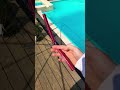 Beautiful pool flips / balisong flipping