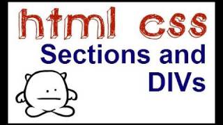 HTML5 Structure - Sections and DIVS