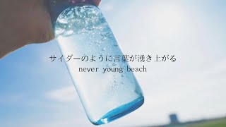 【弾き語り】サイダーのように言葉が湧き上がる / never young beach (cover)