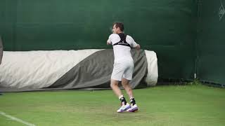 Andy Murray practice for Grass season 2022 at NTC
