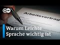 Leichte Sprache ist für Millionen Menschen wichtig – Deutschland hinkt hinterher | DW Nachrichten