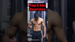 TOP 3 ABS exercise at home #fitness #gym #bodybuilding #shorts