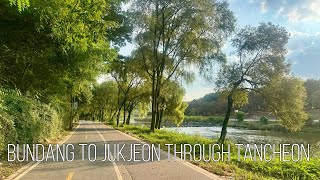 [4K Seoul Riding] Bundang to Jukjeon through Tancheon (분당에서 탄천을 통해 죽전으로)