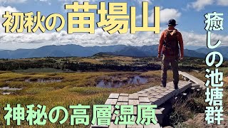 【登山】【百名山】初秋の苗場山(小赤沢ルート)・天空の楽園で究極の癒しを〜池塘天国、神秘の高層湿原、そして赤い温泉♨︎〜