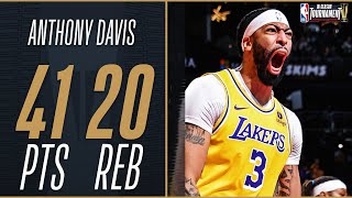Anthony Davis Drops 40 PTS & 20 REB In The In-Season Tournament Championship 🏆