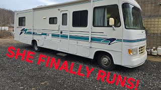 UPDATE on the $1600 Auction Motorhome! 1996 Ford Hurricane Class A With 6600 Miles!