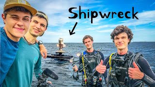 We go Scuba Diving on a Shipwreck