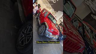 Mahindra Thar Roxx Tango Red Colour - Exterior Walkaround #shorts