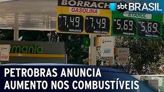 Petrobras anuncia aumento do diesel e da gasolina | SBT Brasil (17/06/22)