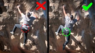 HOW TO USE COORDINATION and MOMENTUM when CLIMBING DYNAMIC