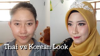 Tutorial Makeup Lamaran Thailand Vs Korean Look