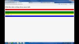 1 | jQuery | Intro using slideToggle, slideUp, slideDown