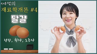 재료학개론 #4 | 달걀 | 재료를 이해하면 베이킹이 보인다. | 베이킹재료에 대한 심도있는 분석을 시작합니다! | 서우쌤이 알려주는 베이킹재료의 기능과 역할