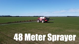 Agrifac Condor - 48 Meter Sprayer | Spraying Grass Shelter from Onions