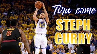 Il tiro di STEPH CURRY - Analisi della tecnica di tiro