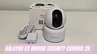 GALAYOU G2 Indoor Security Camera 2K Review \u0026 Test | 360 Degree WiFi Home Security Camera