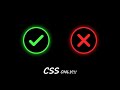 Neon Circle CheckBox | CSS Animation