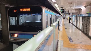 【三菱IGBT-VVVF】東京メトロ 東西線 E231系 800番台 八ミツK7編成 九段下→東陽町 走行音