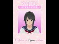 the evolution portrait of ayano aishi yandere simulator shorts short