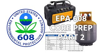 EPA 608 Core Prep - Part 2